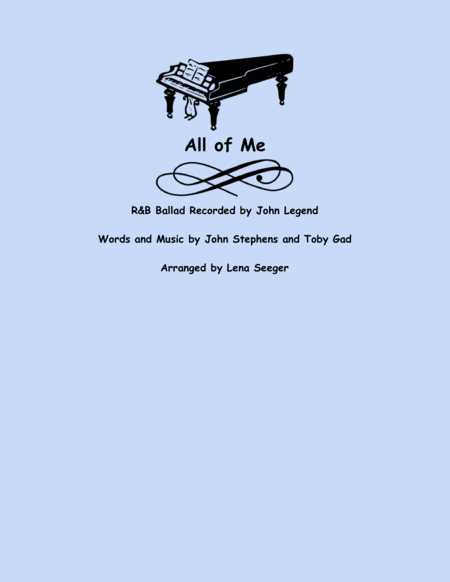 All Of Me Unaccompanied Violin Sheet Music