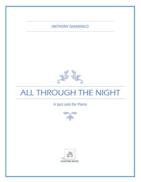 All Through The Night Jazz Piano Solo Adv Intermediate Sheet Music