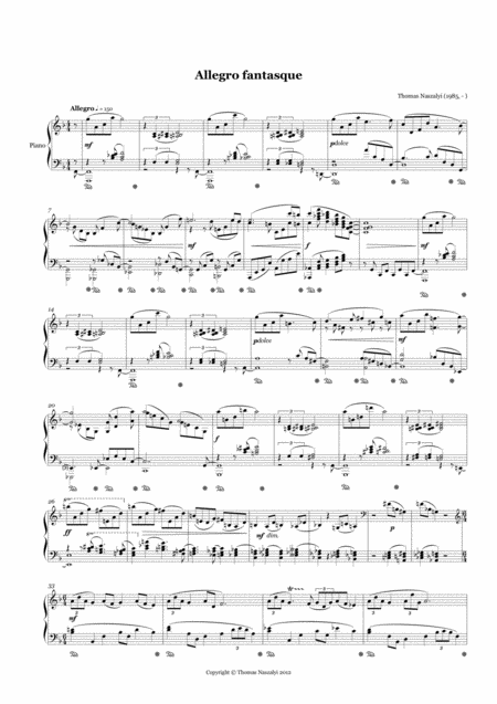 Allegro Fantasque Sheet Music