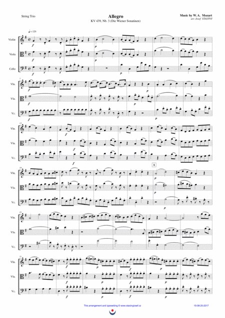 Allegro From Die Wiener Sonatinen Sheet Music