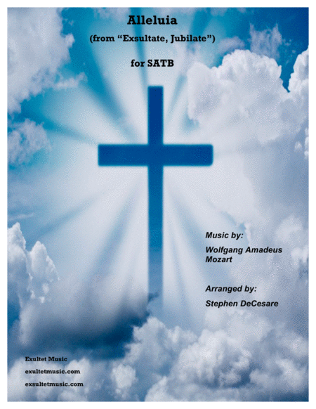 Free Sheet Music Alleluia From Exsultate Jubilate Satb