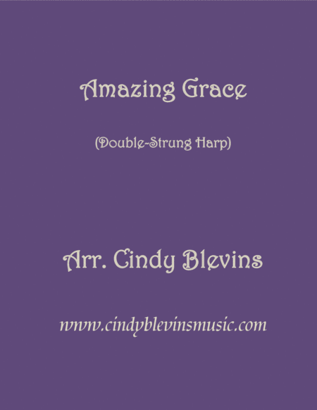 Amazing Grace Arranged For Double Strung Harp Sheet Music