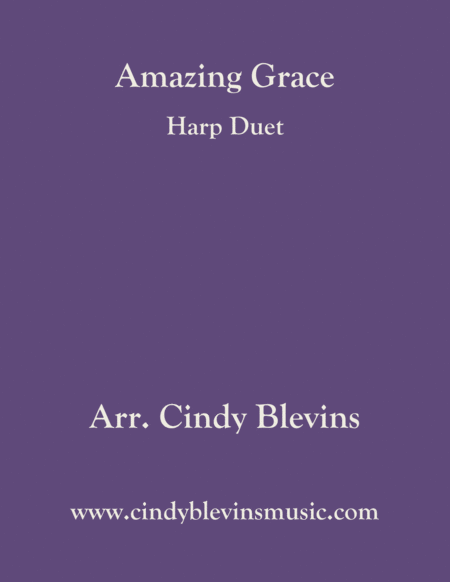 Amazing Grace Arranged For Harp Duet Sheet Music