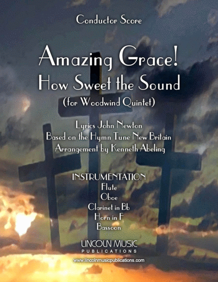 Amazing Grace How Sweet The Sound For Woodwind Quintet Sheet Music