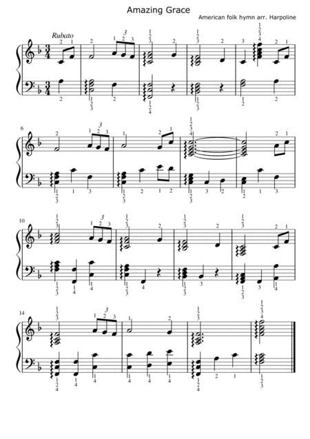 Amazing Grace In F Sheet Music