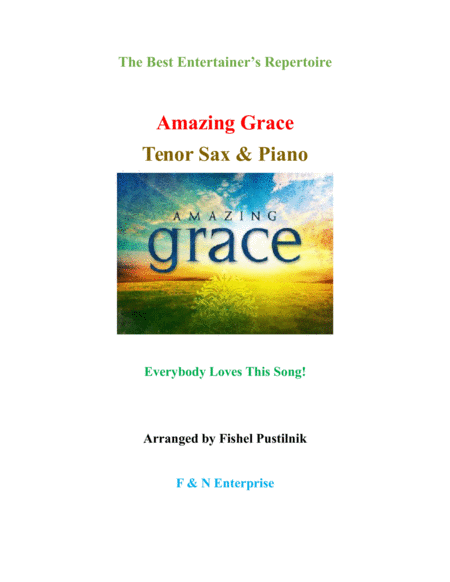 Amazing Grace Piano Background For Tenor Sax And Piano Sheet Music