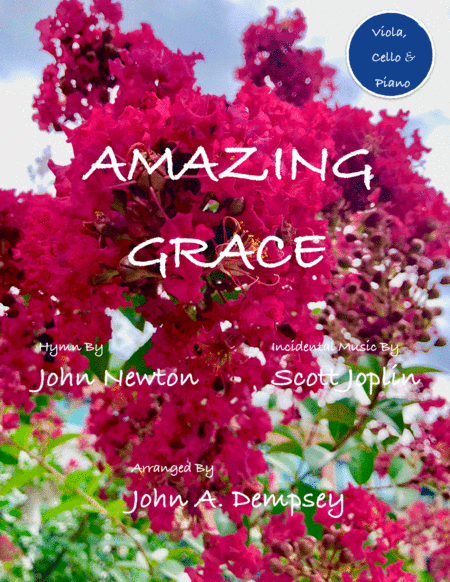 Free Sheet Music Amazing Grace The Entertainer Trio For Viola Cello And Piano