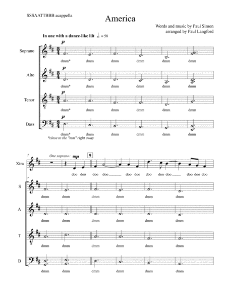 Free Sheet Music America