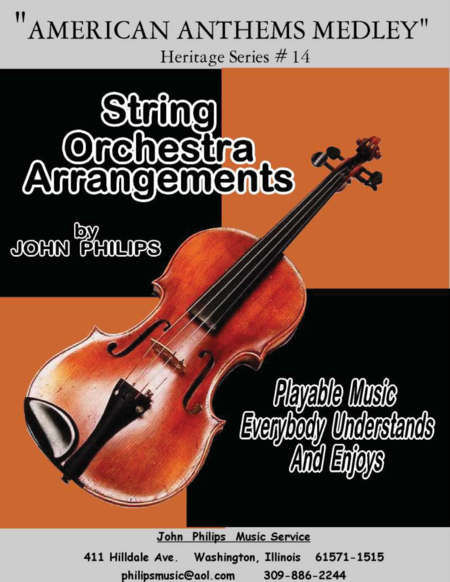 Free Sheet Music American Anthems String Orchestra Heritage Series 14