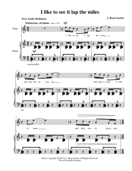 An American Song Cycle Sheet Music