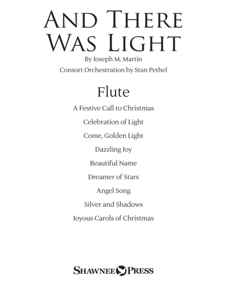 And There Was Light Flute Sheet Music