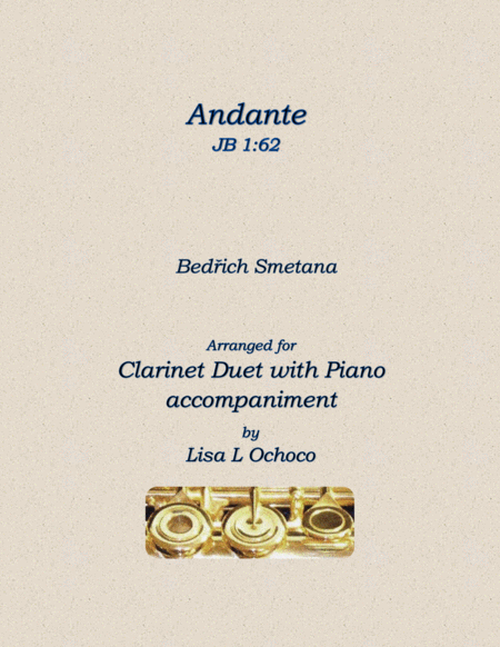 Free Sheet Music Andante Jb 1 62 For Clarinet Duet And Piano