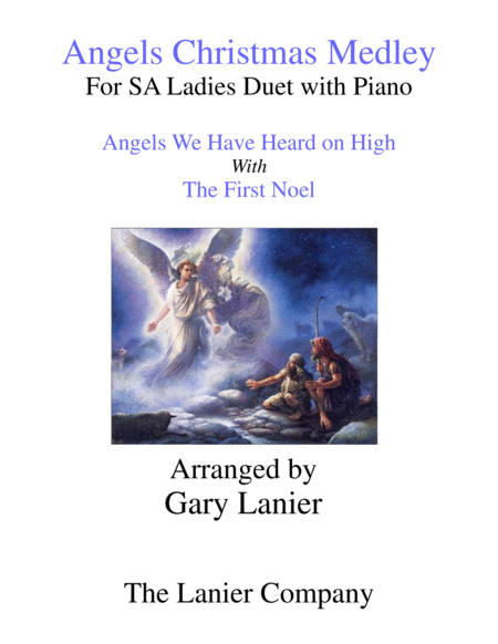 Free Sheet Music Angels Christmas Medley For Sa Ladies Duet With Piano
