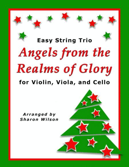 Angels From The Realms Of Glory For String Trio Violin Viola And Cello Sheet Music