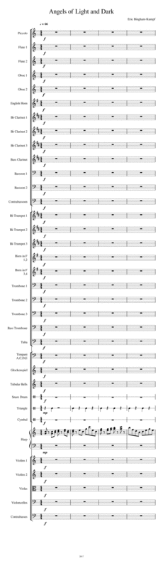 Angels Of Light And Dark Sheet Music