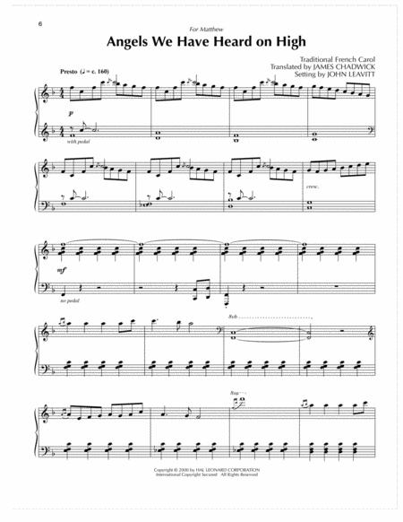 Free Sheet Music Angels We Have Heard On High Arr John Leavitt