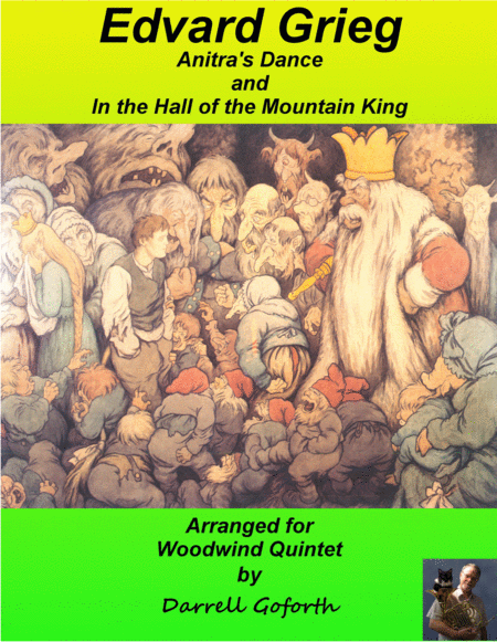 Anitras Dance And In The Hall Of The Mountain King From Peer Gynt For Woodwind Quintet Sheet Music