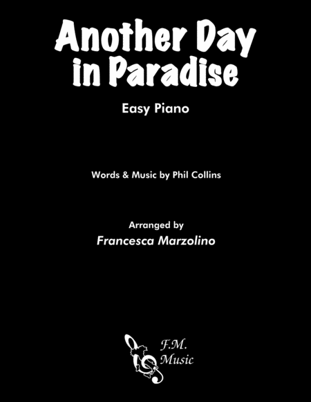 Another Day In Paradise Easy Piano Sheet Music