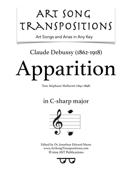 Apparition C Sharp Major Sheet Music