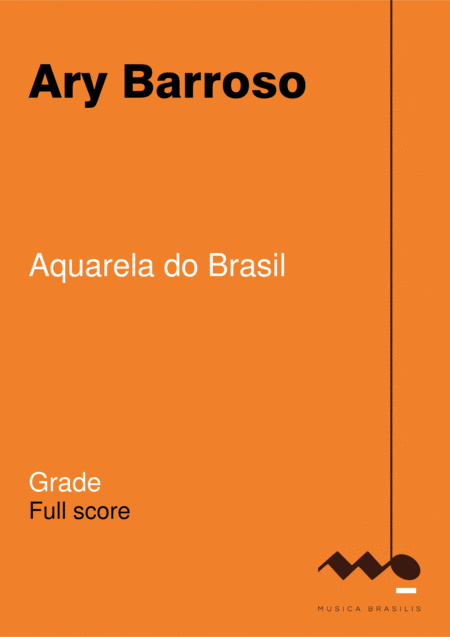 Free Sheet Music Aquarela Do Brasil Orquestra Grade