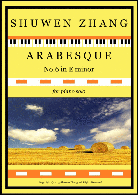 Free Sheet Music Arabesque No 6 In E Minor