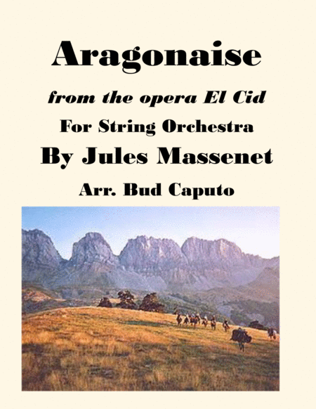 Aragonaise From El Cid For String Orchestra Sheet Music