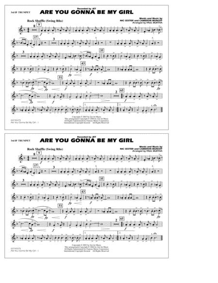 Are You Gonna Be My Girl Arr Paul Murtha 3rd Bb Trumpet Sheet Music