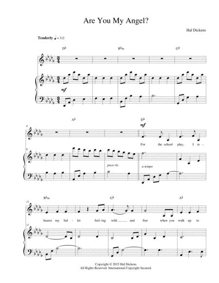 Are You My Angel Sheet Music