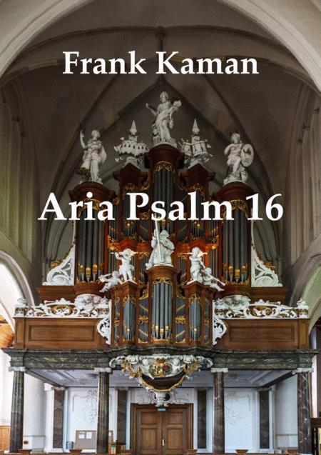 Free Sheet Music Aria Psalm 16