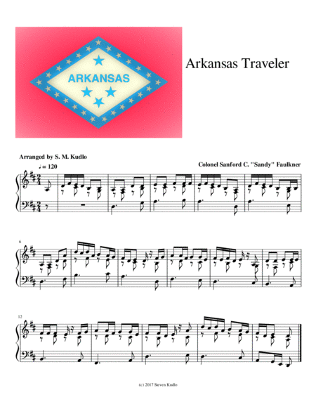 Free Sheet Music Arkansas Traveler