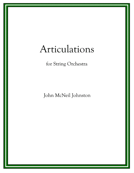 Free Sheet Music Articulations Score