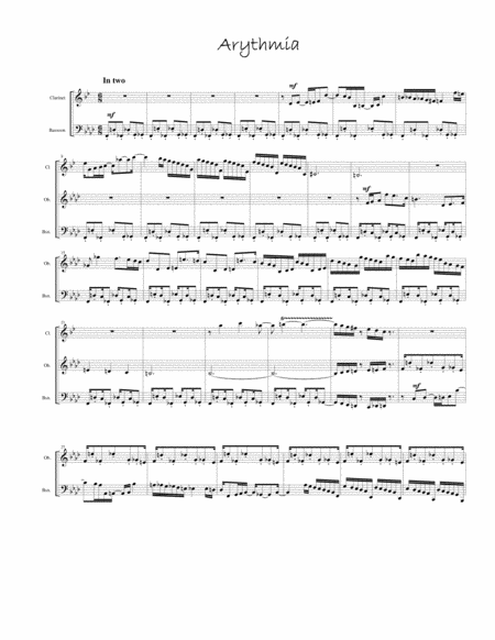 Free Sheet Music Arythmia