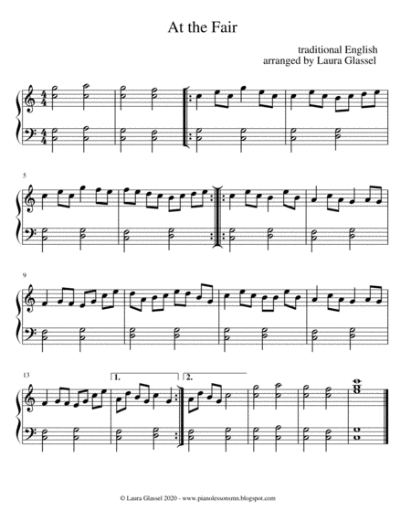 Free Sheet Music At The Fair