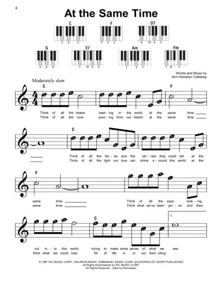 Free Sheet Music At The Same Time