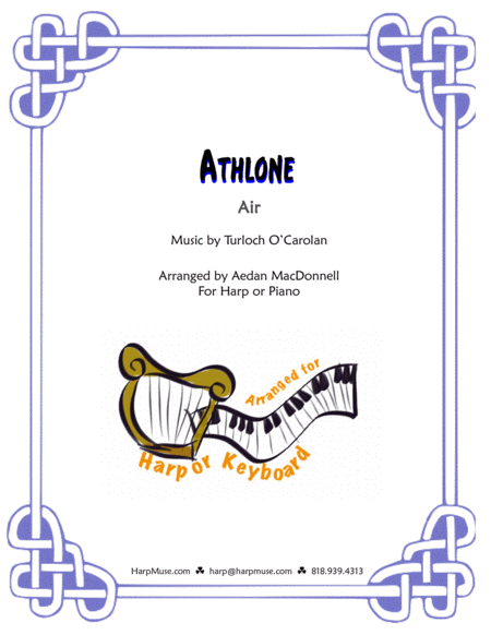 Free Sheet Music Athlone Turloch O Carolan