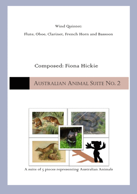 Australian Animal Suite No 2 Sheet Music