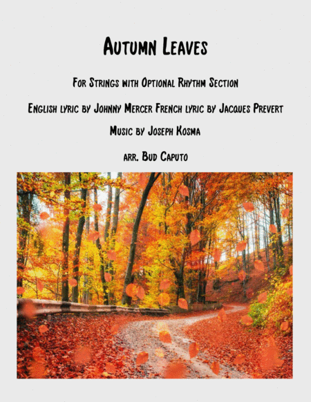 Free Sheet Music Autumn Leaves For Jazz Strings