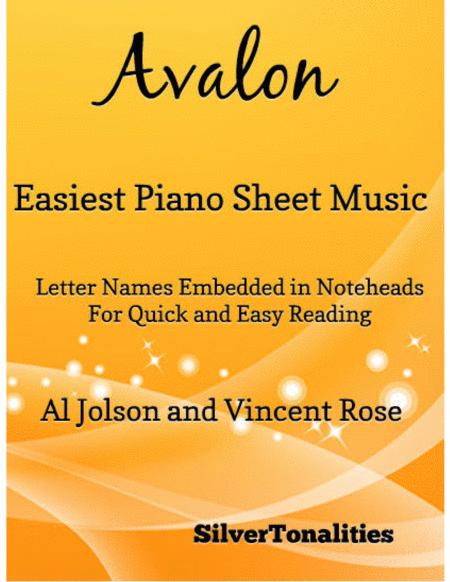 Free Sheet Music Avalon Easiest Piano Sheet Music