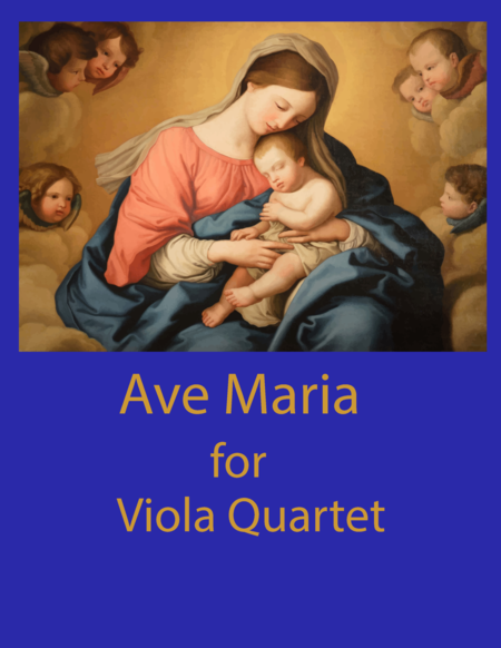 Ave Maria For Viola Quartet Sheet Music