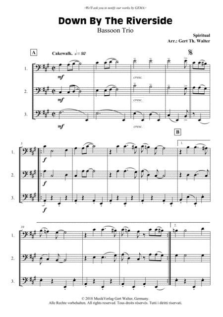 Ave Verum Corpus Instrumental Part Scores Sheet Music