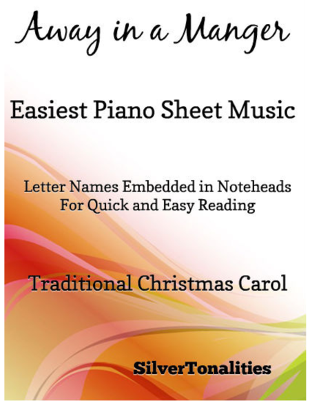 Away In A Manger Easiest Piano Sheet Music Sheet Music