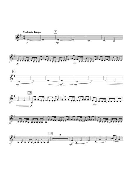 Baba Yetu From Civilization Iv Arr Johnnie Vinson Pt 3 Bb Clarinet Sheet Music