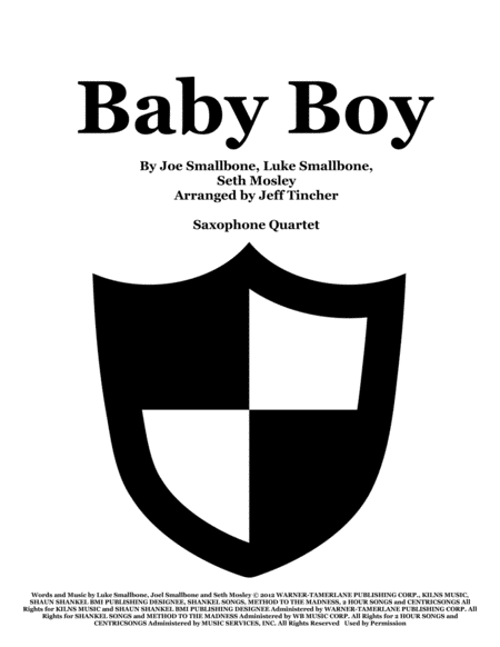 Baby Boy Sheet Music