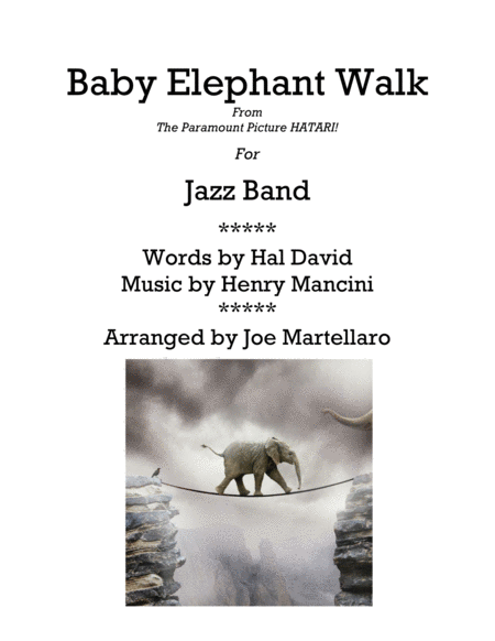 Free Sheet Music Baby Elephant Walk