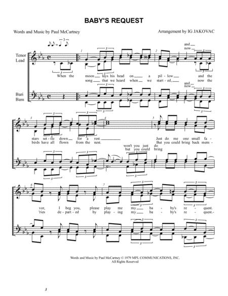 Baby Request Sheet Music