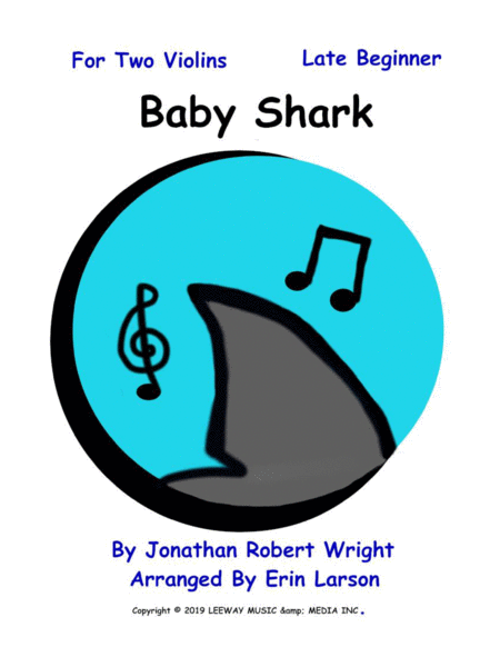 Baby Shark Violin Duet Sheet Music