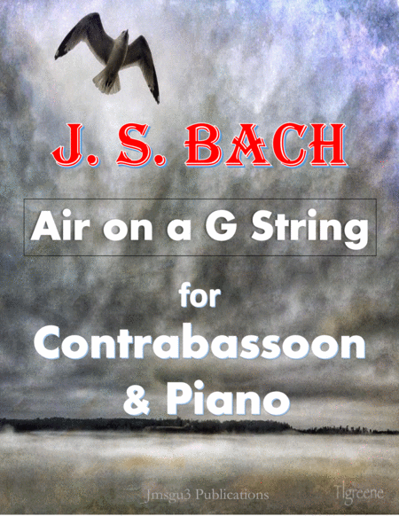 Free Sheet Music Bach Air On A G String For Contrabassoon Piano