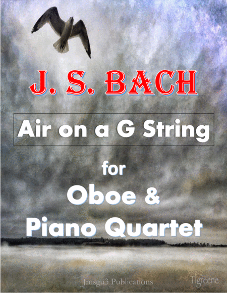 Bach Air On A G String For Oboe Piano Quartet Sheet Music