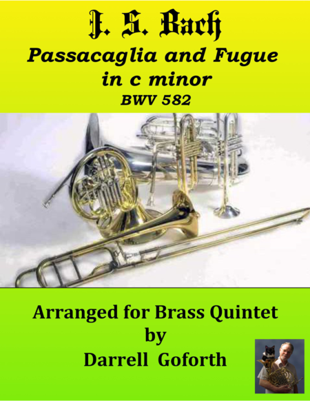 Free Sheet Music Bach Passacaglia And Fugue In C Minor For Brass Quintet