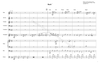 Bach3 Bach Cube Sheet Music